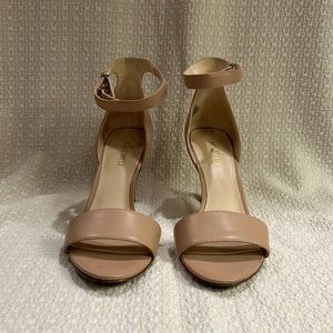 Nine West open-toe strap heels